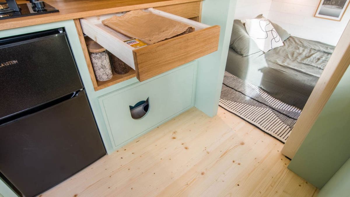 How this tiny house flips its design with upside-down layout