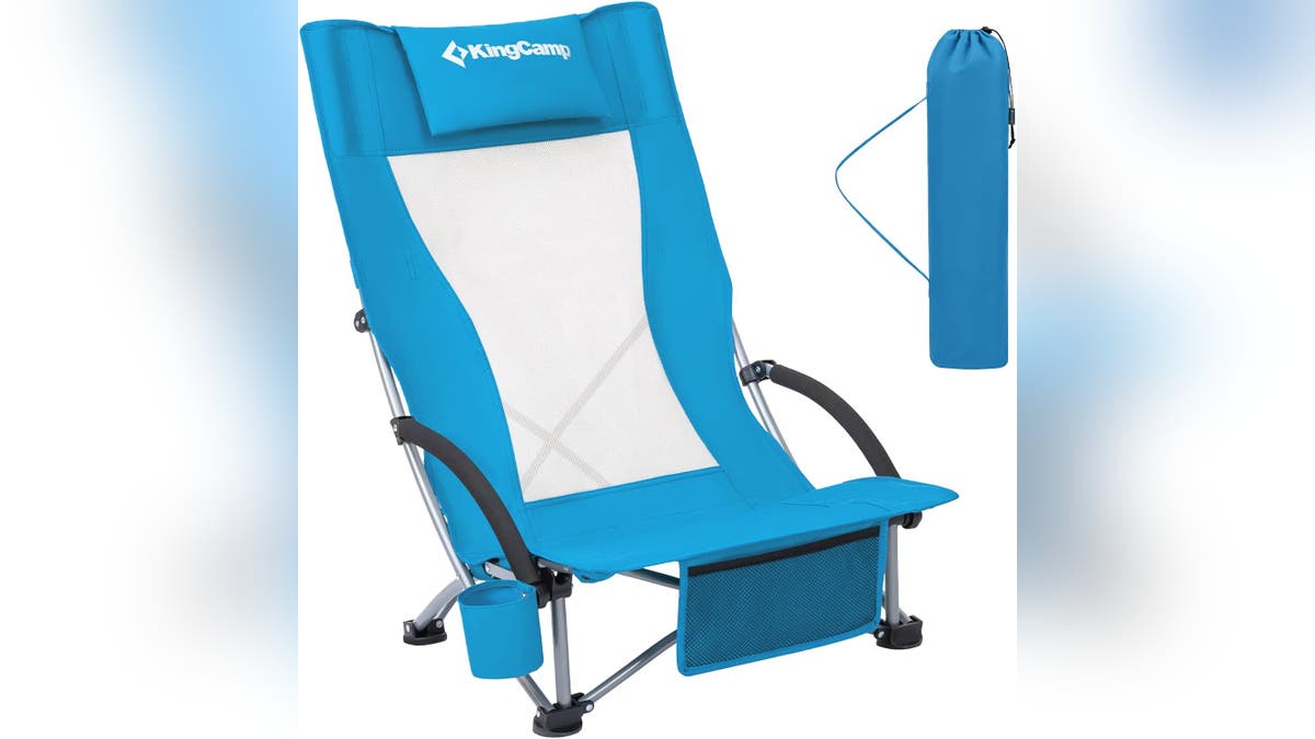 Relax on the beach with your new favorite camp chair.