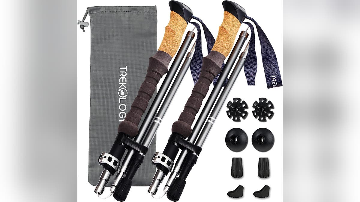 Get help getting through difficult landscapes with these hiking poles. 