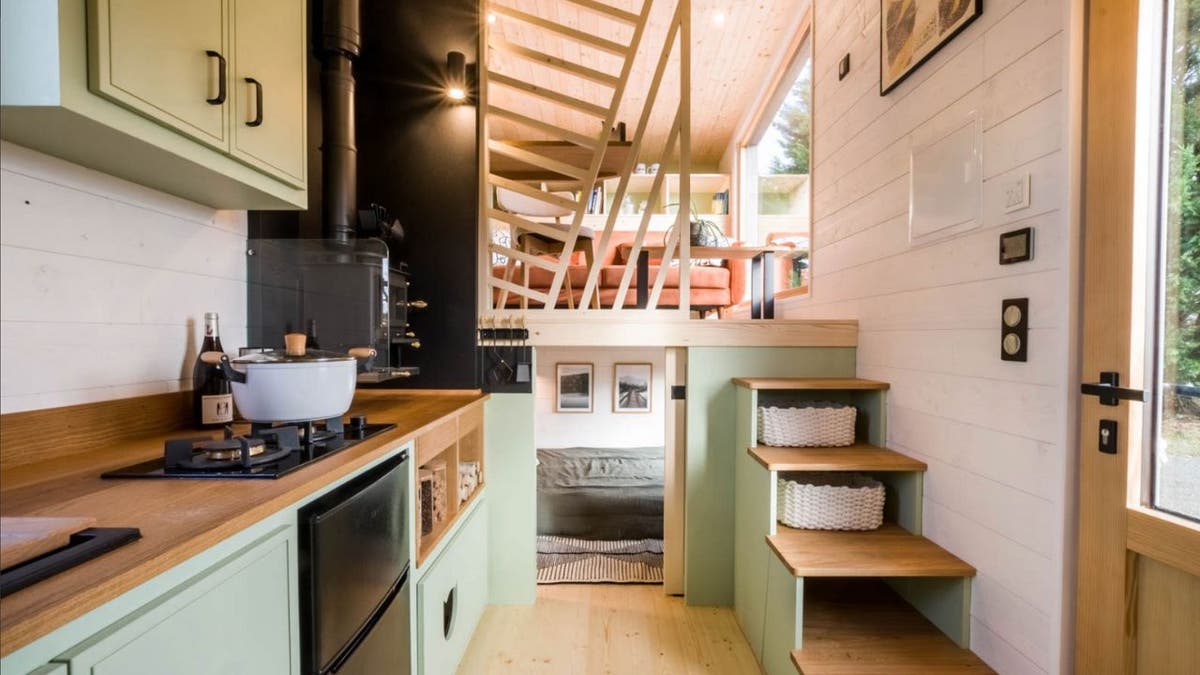 How this tiny house flips its design with upside-down layout
