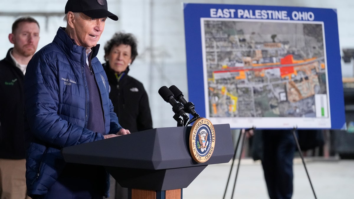 Biden speaks in East Palestine