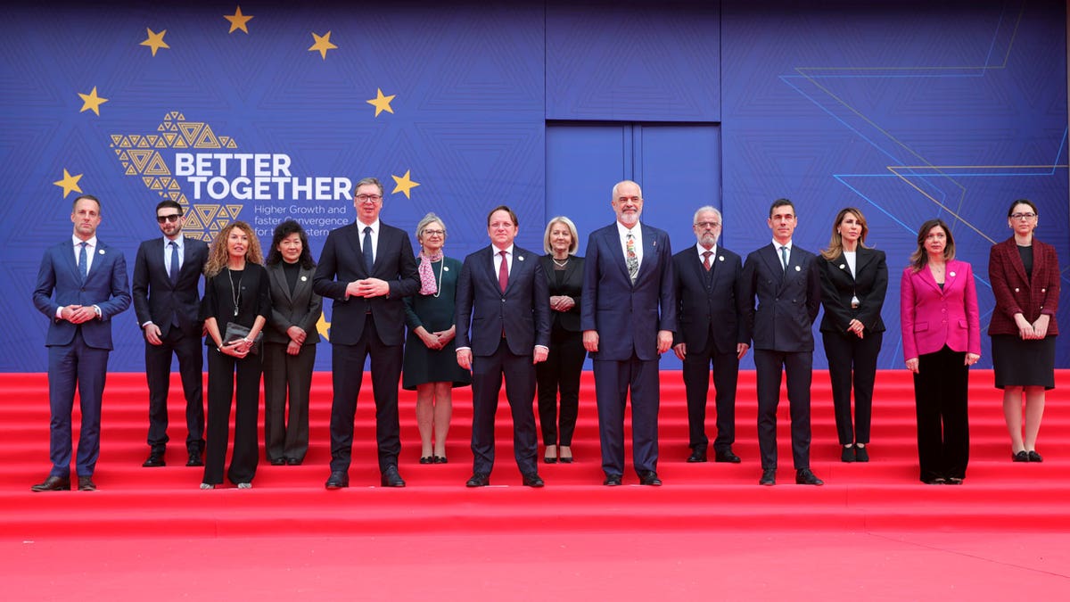 Leaders of Western Balkan countries and other officials