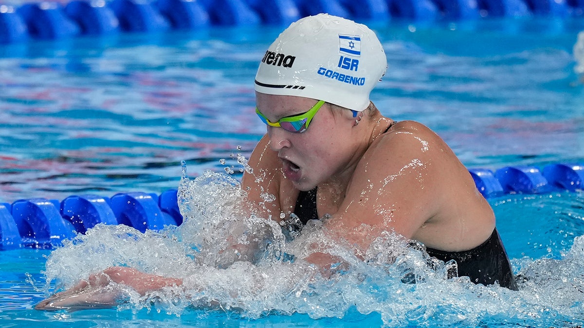 Anastasia Gorbenko swims