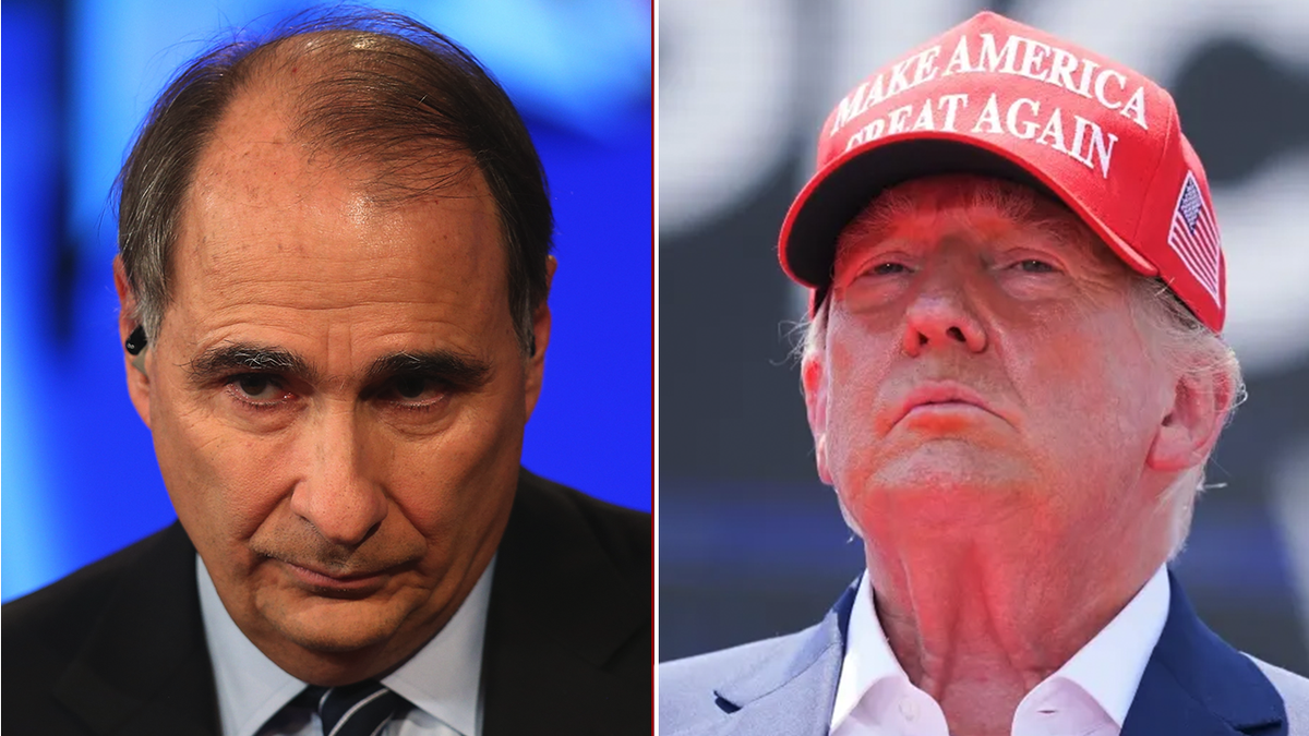 David Axelrod and former President Donald Trump