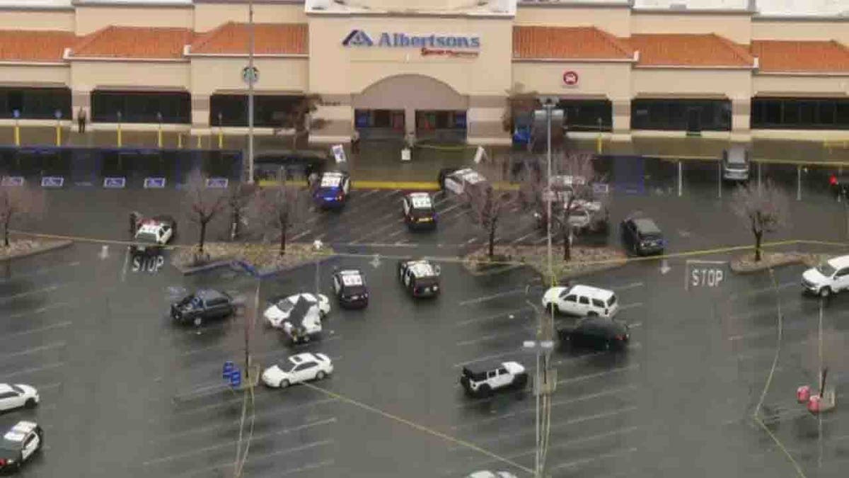 Police outside Albertsons