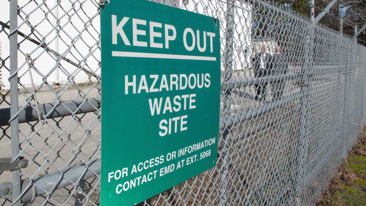 "KEEP OUT" sign at Camp Lejeune