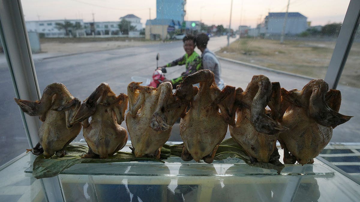 Grilled chickens