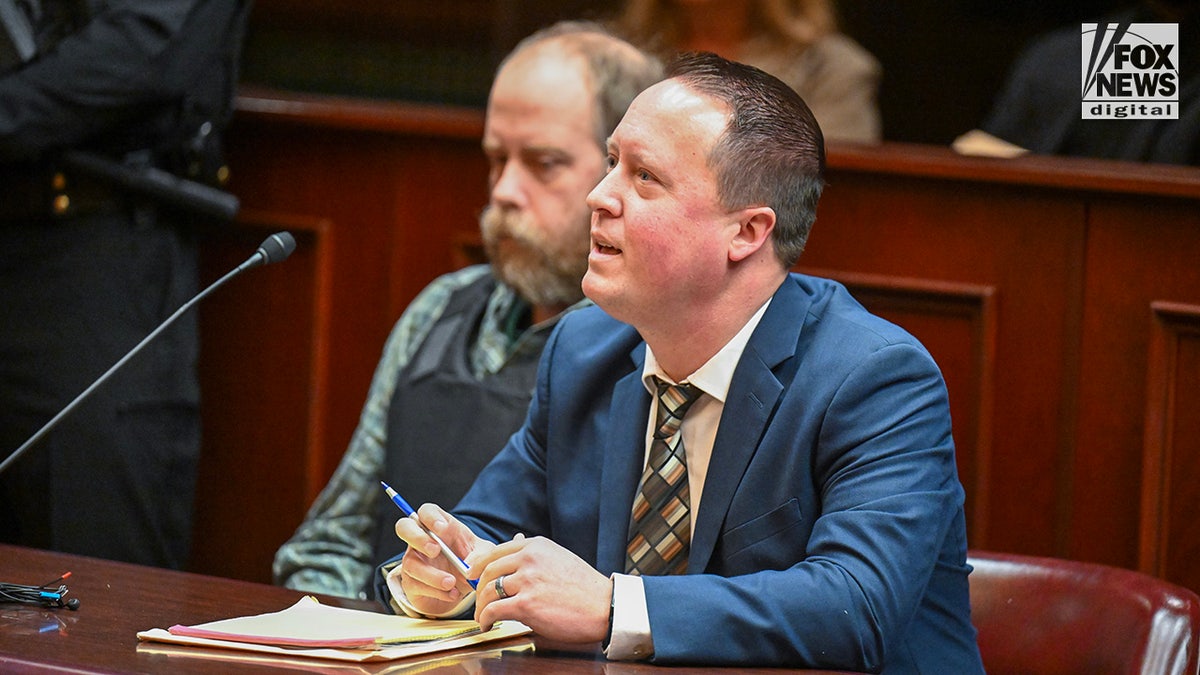 Craig Nelson Ross Jr., left, is seen with his defense attorney Matthew Maiello while appearing before Judge James Murphy in Saratoga County court