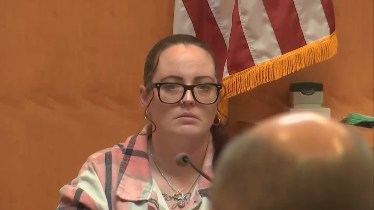 Crystal Sorey on witness stand