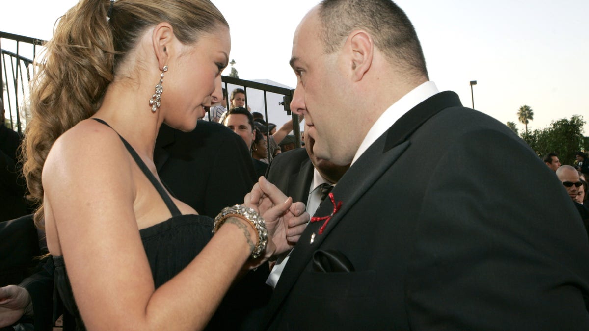 Drea de Matteo and James Gandolfini