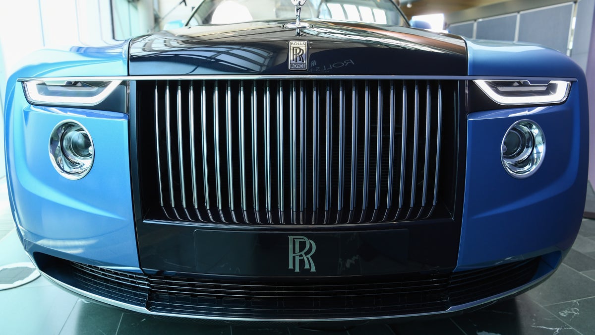 The front of the Rolls-Royce Boat Tail