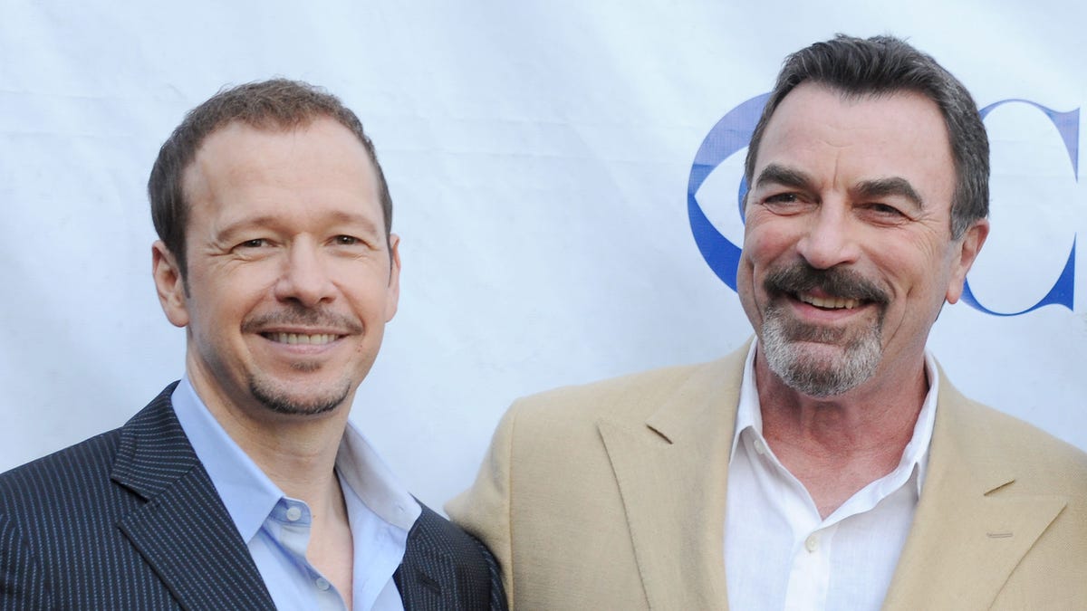 Donnie Wahlberg and Tom Selleck red carpet