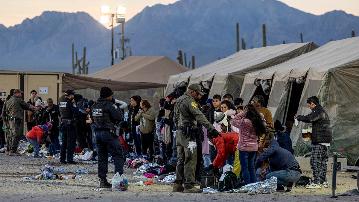 People detained crossing the border in Arizona