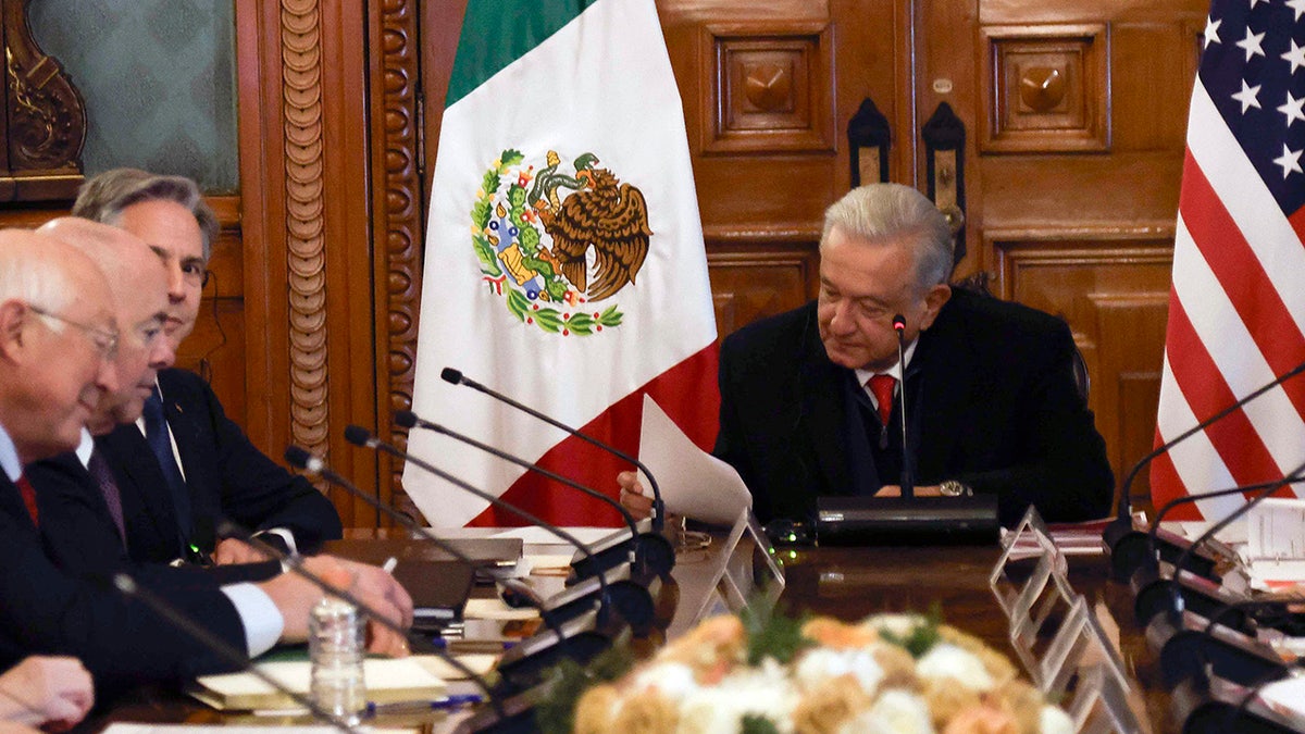 Mexican president meeting with Blinken