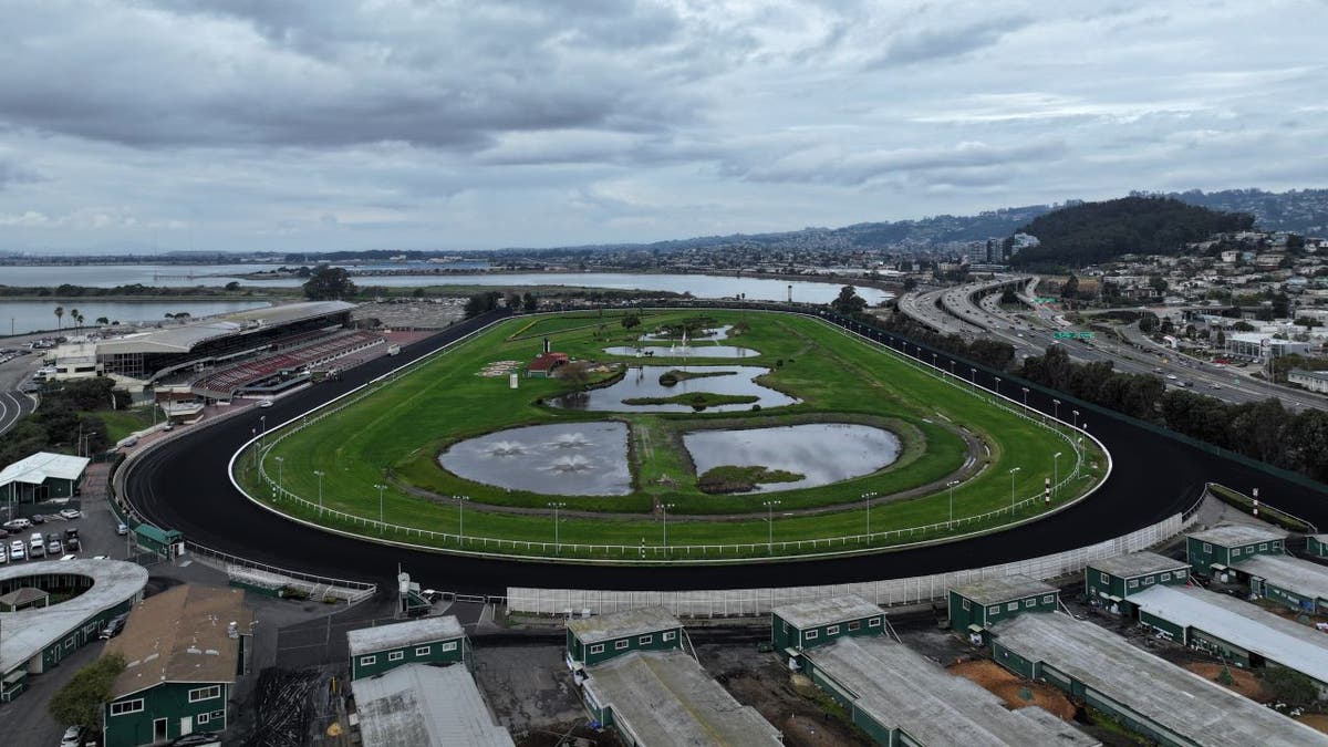 Birds eye view of Golden Gate Fields