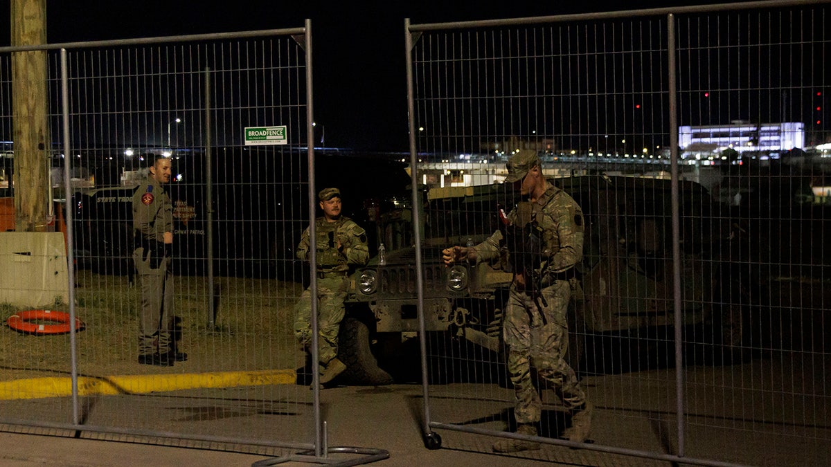 Texas National Guard close gates