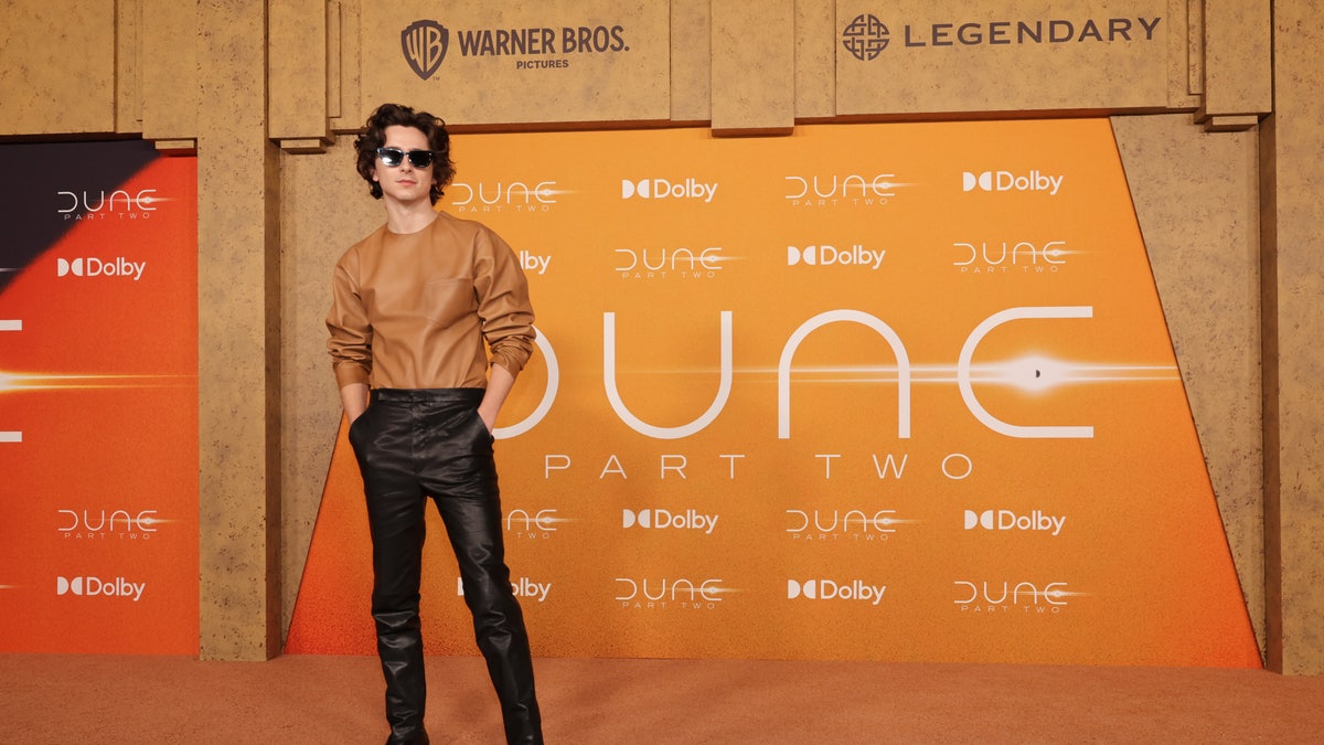 Timothée Chalamet Dune: Part Two premiere