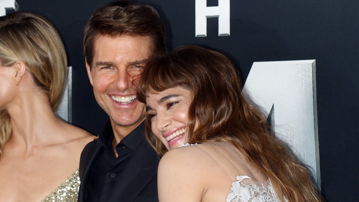 Tom Cruise and Sofia Boutella