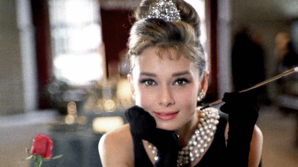 Audrey Hepbyrn in character from Breakfast at Tiffanys