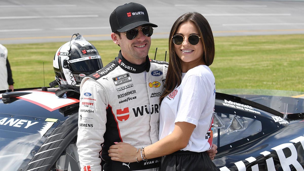 Ryan Blaney and Gianna Tulio in 2022