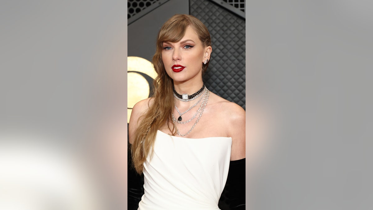 Taylor Swift attends the 66th GRAMMY Awards