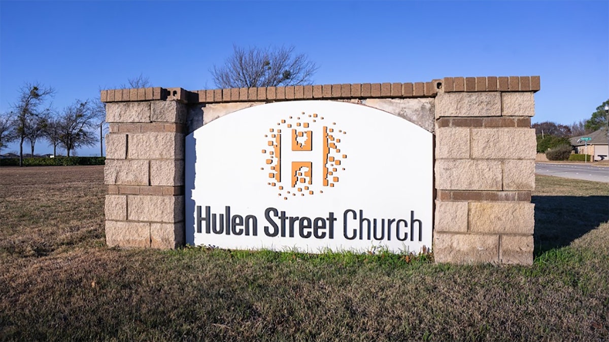 Hulen Street Church sign