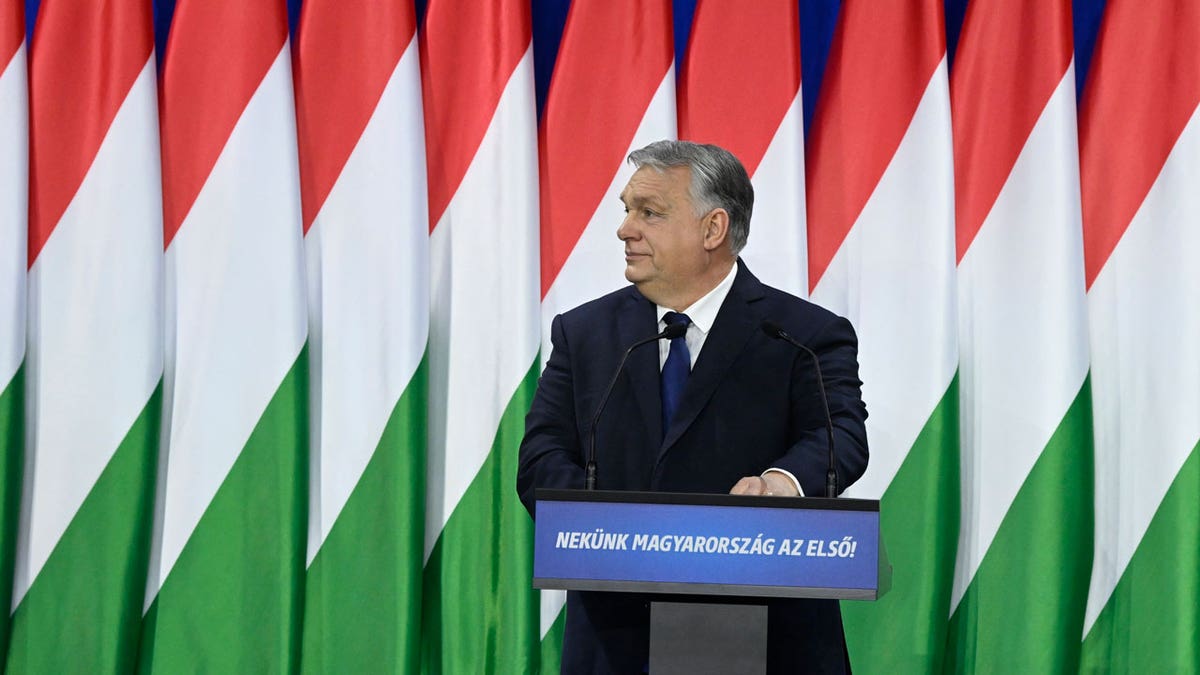 Hungary's Prime Minister Viktor Orban delivers his State of Hungary speech