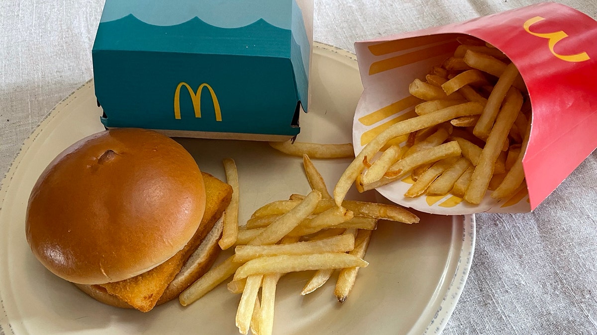 Filet-O-Fish meal with fries