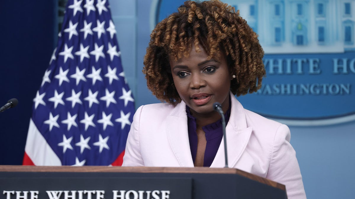 White House press secretary Karine Jean-Pierre