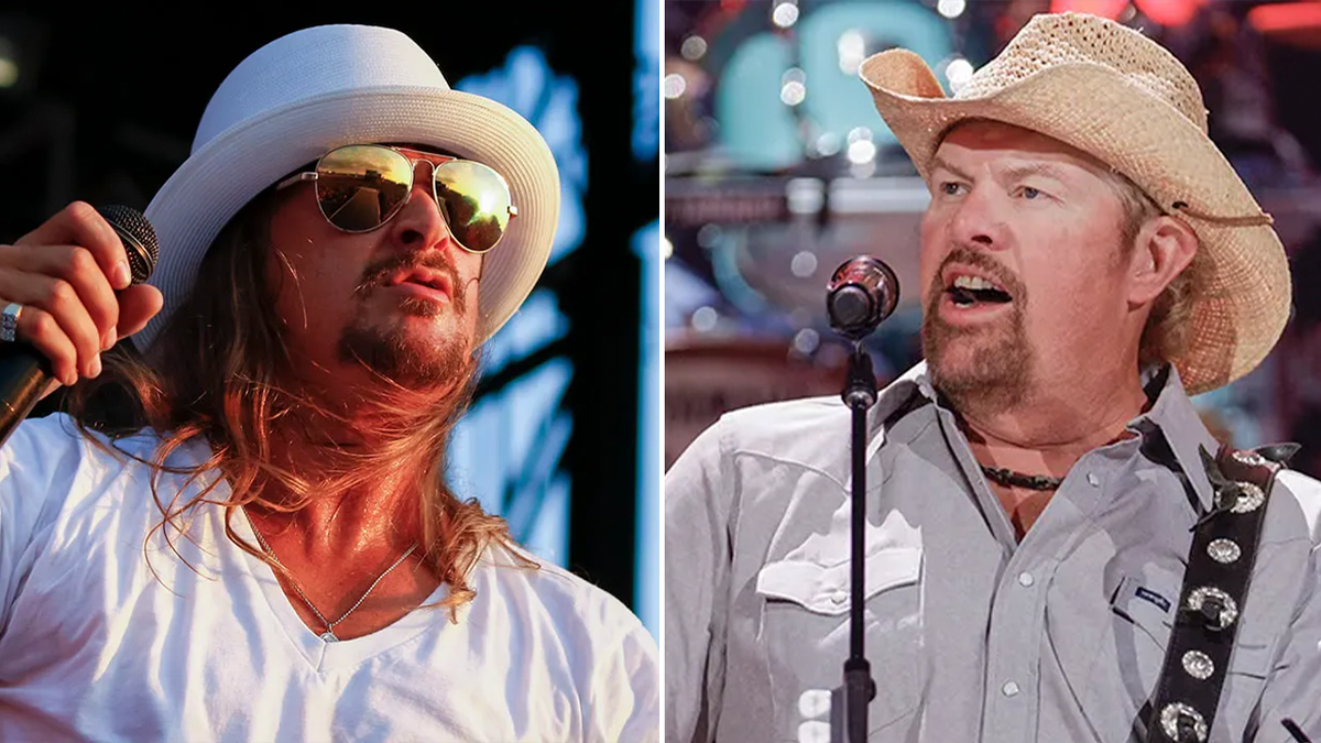 Kid Rock (left) Toby Keith (Right)
