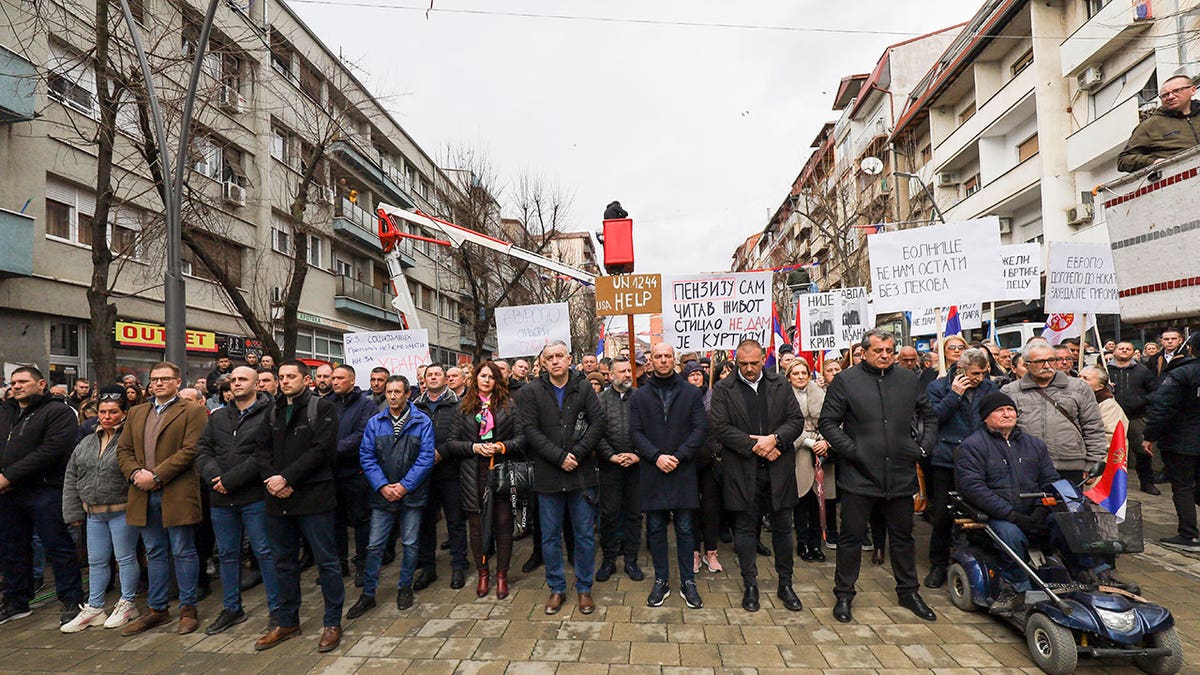 Kosovo protest