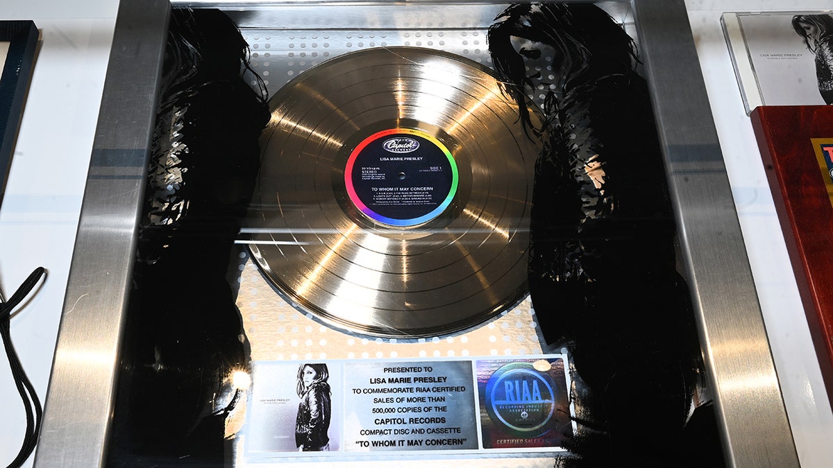 Lisa Marie's Gold Record