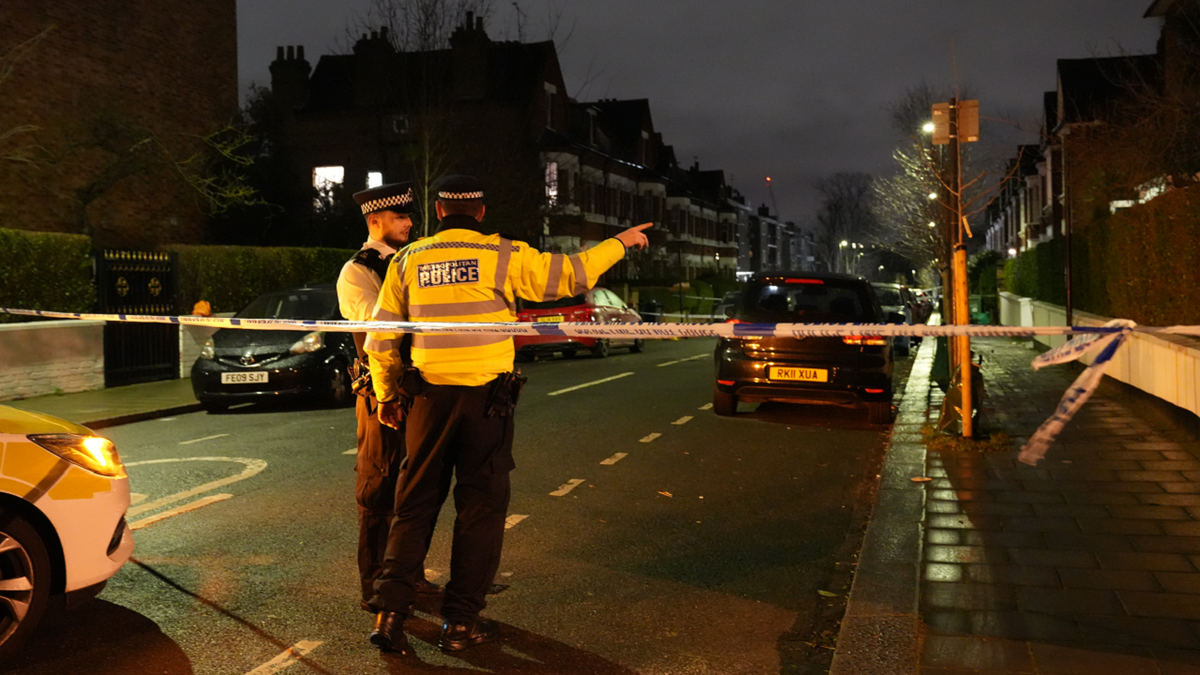 Scene of the crime at London acid attack