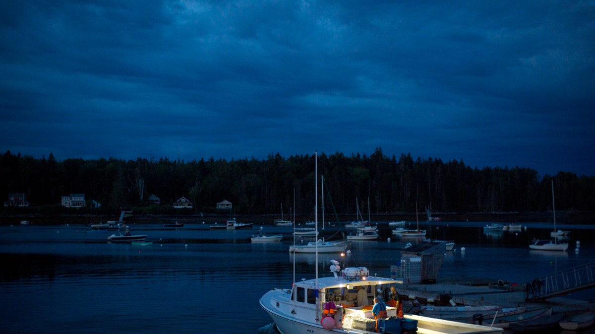 Maine lobster boat Tenants Harbor