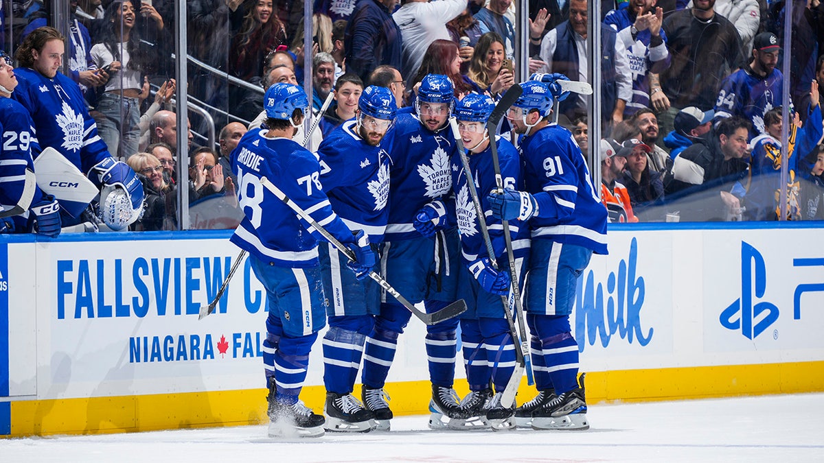 Auston Matthews with fans