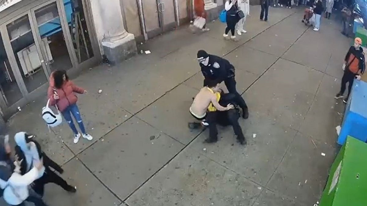 Migrant attack on NYPD