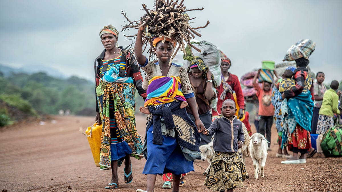 Residents flee