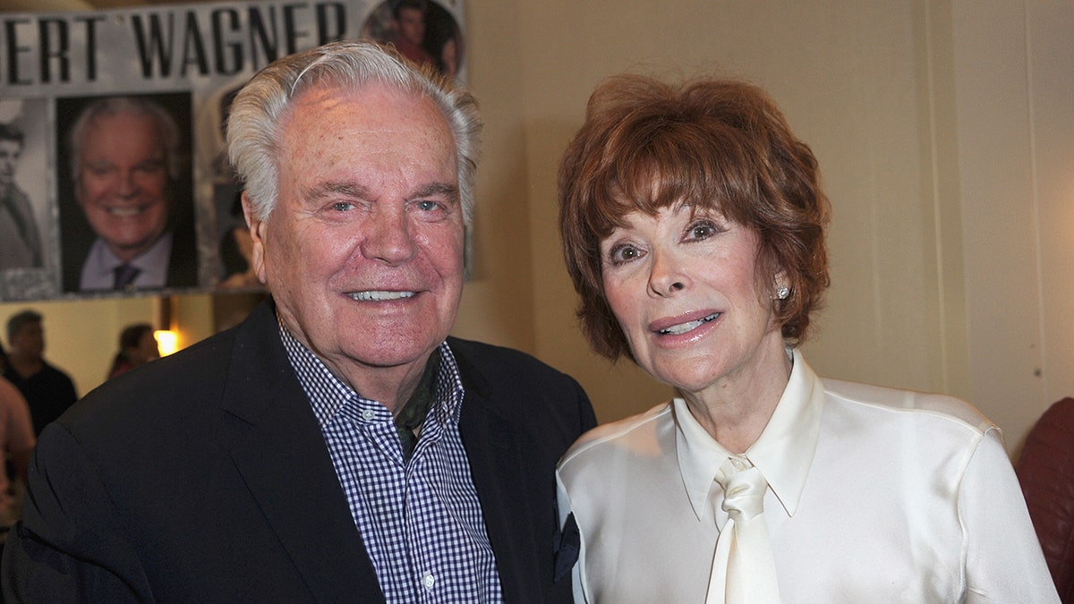 Robert Wagner and Jill St. John smiling together