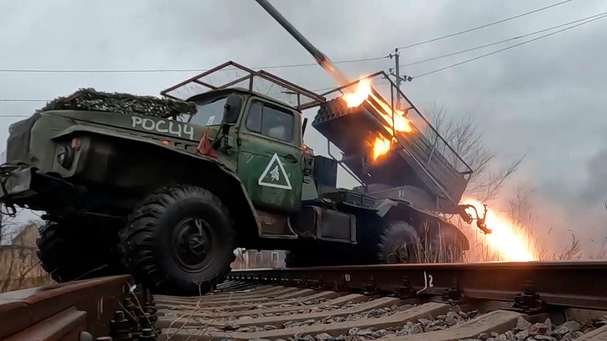 Rocket fired by Russia inside Ukraine