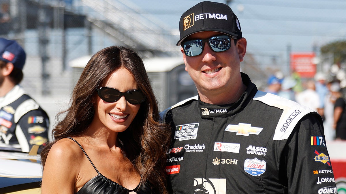 Kyle y Samantha Busch en octubre de 2023