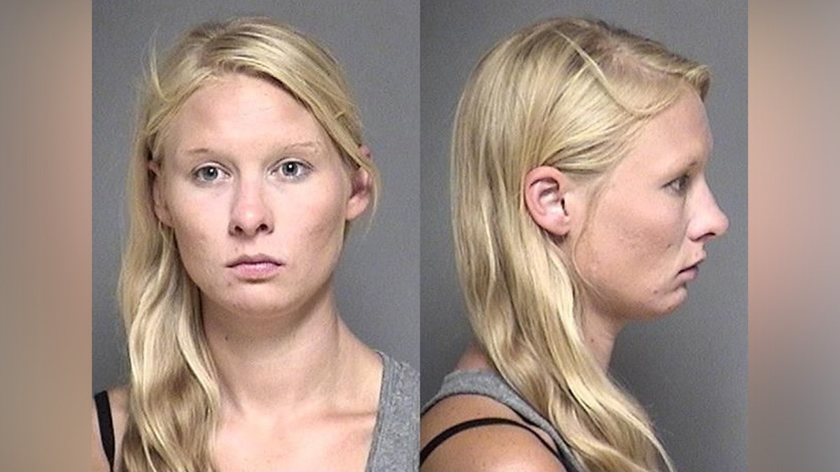 A mugshot of Samantha Jo Petersen in 2015.
