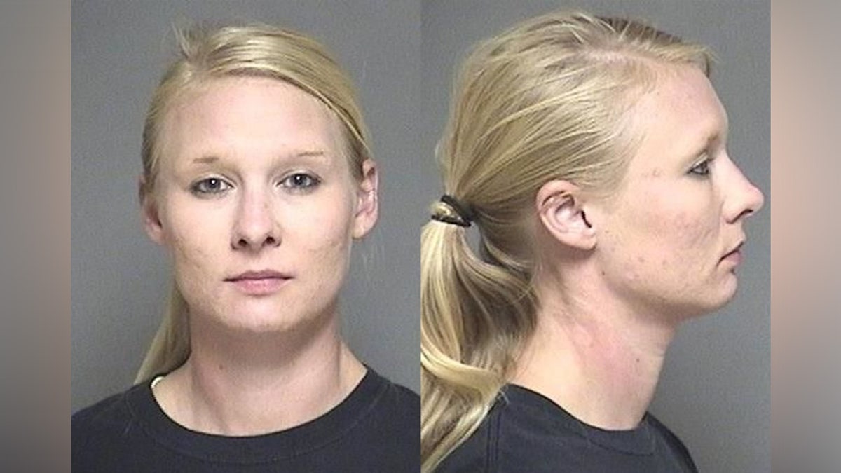 A mugshot of Samantha Jo Petersen in 2016.