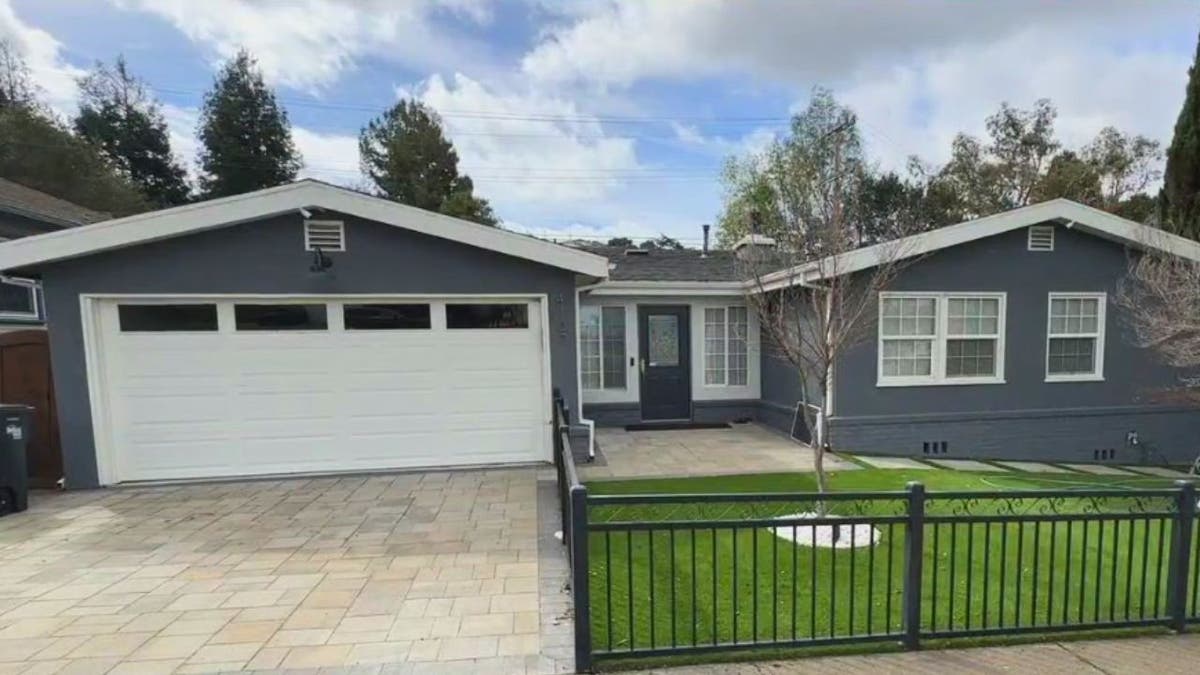 The San Mateo house where the four family members were found dead