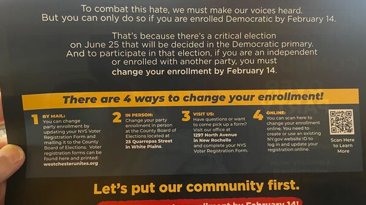 NY mailer ahead of 2024 primary 