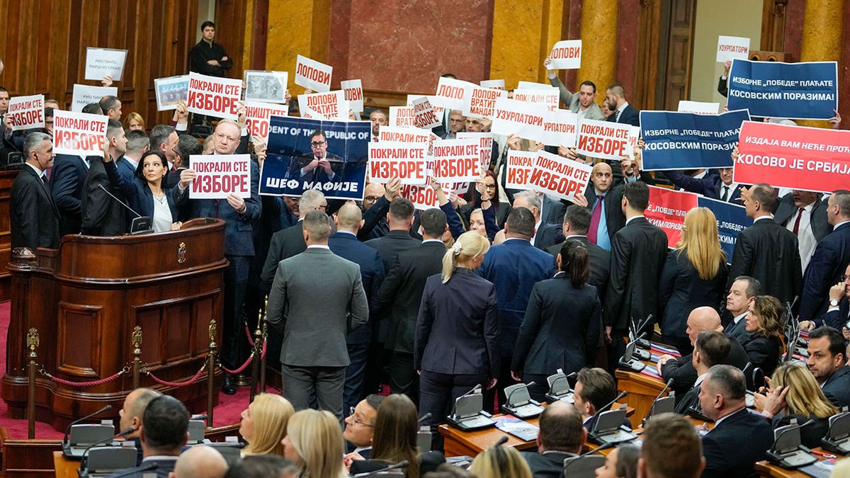 Serbia protest