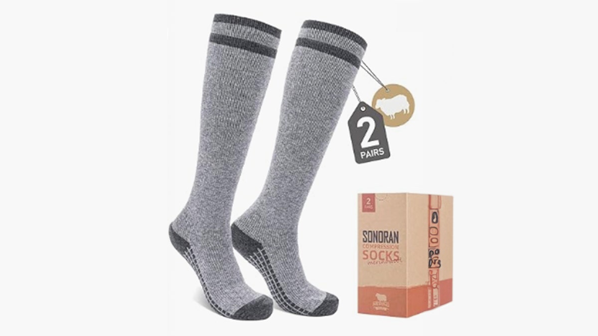Sonoran wool compression socks