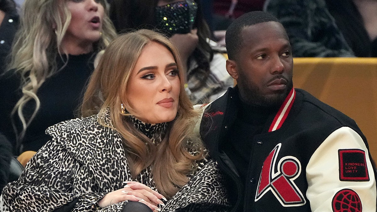 A photo of Adele and Rich Paul at NBA All-Star Game