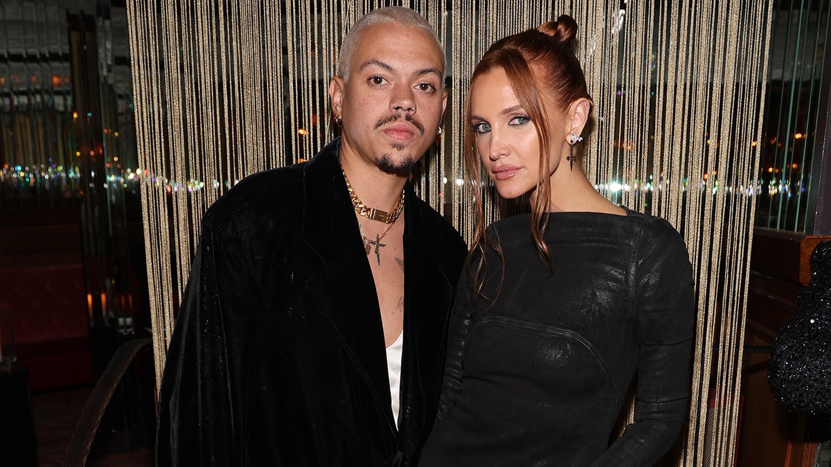 Ashlee Simpson and Evan Ross at an event for W Magazine