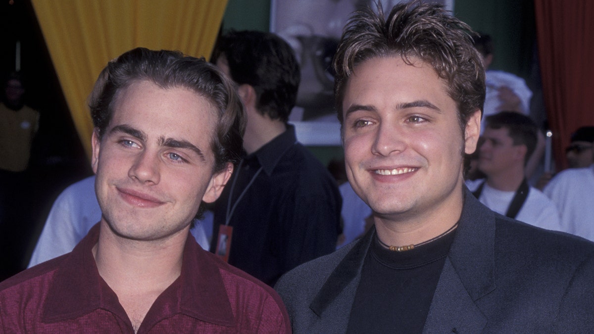 Rider Strong and Will Friedle walk red carpet at Toy Story premiere in 1999