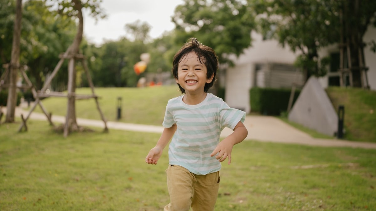 Boy running